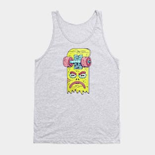 Angry Broken Skate Tank Top